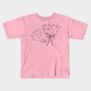 Two headed cow Kids T-Shirt